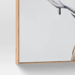 47" X 24" Deer Framed Wall Canvas - Threshold™ -Best Home Decoration GUEST 801f9c94 a9bf 43ed b5ef dcc9caa0f1b7