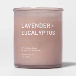 Glass Jar Lavender And Eucalyptus Candle - Threshold™ -Best Home Decoration GUEST 809cac14 c554 458a 8774 49a2f6be7e7b