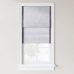 1pc Light Filtering Cordless Linen Blend Roman Window Shade Gray - Threshold™ -Best Home Decoration GUEST 84bd64eb 6899 4035 99db 13de0f77eb71