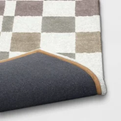 Checkered Woven Flatweave Area Rug White - Threshold™ -Best Home Decoration GUEST 850dd228 317d 4d82 918b 6d54eeaf0f76