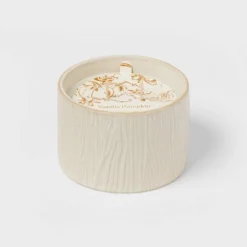 Textured Straight Side Ceramic Vanilla Pumpkin Candle White - Threshold™ -Best Home Decoration GUEST 8674ac69 18eb 4b1b b70c 044015f5edd1