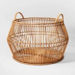 Round Decorative Baskets Natural - Threshold™ -Best Home Decoration GUEST 874c6fc2 cc09 4b8c b2f1 19be92637835
