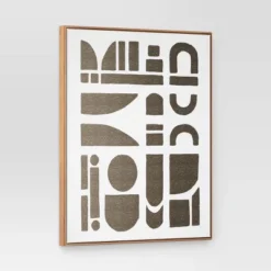 (Set Of 2) 24" X 30" Morphology Framed Wall Canvases Gold - Threshold™ -Best Home Decoration GUEST 9122b028 ee01 4ad6 87fa 36d818658b7f