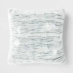 Tipped Snow Leopard Faux Fur Square Throw Pillow - Threshold™ -Best Home Decoration GUEST 94c4b8e7 6fad 41e3 bb20 ca6c544caa40