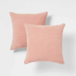 2pk Chenille Square Throw Pillows - Threshold™ -Best Home Decoration GUEST 95205e56 7de2 4323 b599 d4caabab52a6