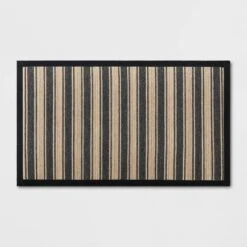Vintage Striped Rug Black/Brown - Threshold™ -Best Home Decoration GUEST 957cb680 597f 4505 bd98 e254698b17f9