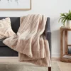 Textured Faux Fur Reversible Throw Blanket - Threshold™ -Best Home Decoration GUEST 9679c1ae 23ba 49ea b742 f4c857222f29