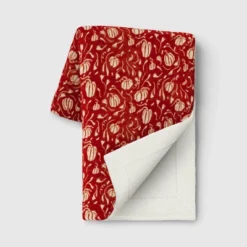Mini Pumpkin Printed Plush With Shearling Reverse Throw Blanket - Threshold™ -Best Home Decoration GUEST 9af20451 1dcd 4285 8a02 b43468ab2226
