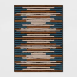 Striped Area Rug Turquoise/Yellow - Threshold™ -Best Home Decoration GUEST 9da81119 9ad2 4560 b0e1 0000b20b1a56