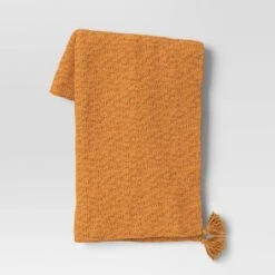 Textured Knit Throw Blanket With Tassels - Threshold™ -Best Home Decoration GUEST 9ee90ba6 4331 4f5f a5f4 a7cac99243a3