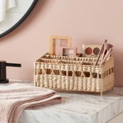 Natural Woven Makeup Organizer - Threshold™