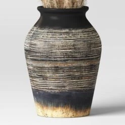 Grass Arrangement In Ceramic Pot Black - Threshold™ -Best Home Decoration GUEST a8b7bc55 e7f2 41c9 ad42 4006f370c4b4