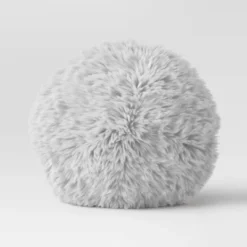 Long Faux Fur Round Throw Pillow - Threshold™ -Best Home Decoration GUEST ab414e04 7622 4296 b4cc c7d55cccba27