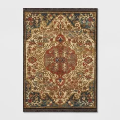 Floral Woven Medallion Persian Rug - Threshold -Best Home Decoration GUEST ac21830d 67d9 4c53 ab6f 1d77a33a57a2