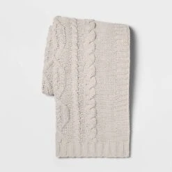 Cable Knit Chenille Throw Blanket - Threshold -Best Home Decoration GUEST aca2865a dcc5 4732 8e26 c7e2a1b173ac