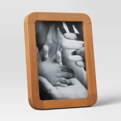 Rounded Corner Medium Wood Single Image Table Frame Brown - Threshold™ -Best Home Decoration GUEST aeaeb5b7 44c7 47fb 8eca 6a931e23c090