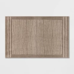 2'6"x4' Washable Knitted Stripe Accent Rug - Threshold™ -Best Home Decoration GUEST aef6cd95 a564 4f19 8b4e 204de8b7e707