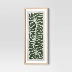 (Set Of 3) 12"x28" Modern Seaweed Framed Arts Naturals - Threshold™ -Best Home Decoration GUEST b3d528c9 b897 47af ac7e 9626a1ef0841