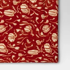 Mini Pumpkin Printed Plush With Shearling Reverse Throw Blanket - Threshold™ -Best Home Decoration GUEST b60a419a 1e21 4dc8 bddb 5d71211cccc0