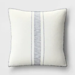 Oversized Placed Striped Square Throw Pillow - Threshold™ -Best Home Decoration GUEST b73cc5c6 e43c 4fa5 841d f3be68dfc4ae