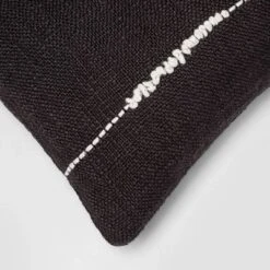 Embroidered Thin Line Lumbar Throw Pillow - Threshold™ -Best Home Decoration GUEST b7e12c01 237d 4006 83c6 49ec7e93bc61