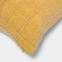 Woven Washed Windowpane Throw Pillow - Threshold™ -Best Home Decoration GUEST b96a51e5 3eb9 4ba4 a95a c241eee0f630