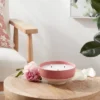 13oz Footed Textured Ceramic Dish With Dustcover Peony Rose Water & Freesia Pink - Threshold™ -Best Home Decoration GUEST bdbd97be 4d17 4d80 93fa 21806b74c4e8