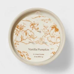 Textured Straight Side Ceramic Vanilla Pumpkin Candle White - Threshold™ -Best Home Decoration GUEST c21387cc d0bb 4963 a0ec f88591db637d