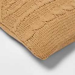 Oversized Cable Knit Chenille Throw Pillow - Threshold -Best Home Decoration GUEST c326d2d5 b319 42ab 92b1 ef4f1bc0e54f