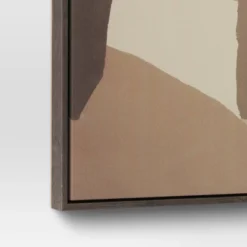 30" X 24" Abstract Framed Canvas Tan - Threshold™ -Best Home Decoration GUEST c33e5e28 ce28 4cb8 8db5 01e7c61d78bf