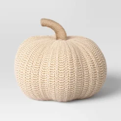 Knit Pumpkin With Jute Stem Novelty Throw Pillow - Threshold™ -Best Home Decoration GUEST c4bd297b 21fe 4f08 8bc1 aa87a7a10a2a