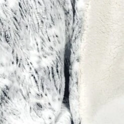 Tipped Snow Leopard Faux Fur Reversible Throw Blanket - Threshold™ -Best Home Decoration GUEST c5d0741c fee3 4eca aa69 0a3cd0783aba