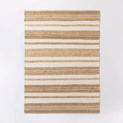Riverton Striped Jute/Wool Area Rug Tan - Threshold™ Designed With Studio McGee -Best Home Decoration GUEST ca3cf1e5 65fa 4902 9ec7 da5ec1583349