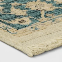 Persian With Fringe Border Woven Rug - Threshold
