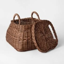 Square Rattan Basket Dark Brown - Threshold™ Designed With Studio McGee -Best Home Decoration GUEST cd7dcd1d 4f88 48ec aff8 e73321d82365