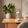 Decorative Hourglass With Rubber Wood Stand Natural Wood - Threshold™: Indoor Sand Timer Decorative Object -Best Home Decoration GUEST d3c55c36 1c73 44f0 97df c55b6df1e0c4