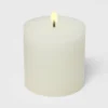 Pillar Candle Soft Cotton White - Threshold™