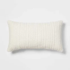 Oversized Textural Woven Throw Pillow Cream - Threshold™ -Best Home Decoration GUEST d7a91a82 5918 475d b2f6 dab363b9a19f