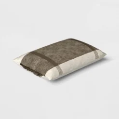 Oversized Textured Woven Cotton Striped Lumbar Throw Pillow - Threshold™ -Best Home Decoration GUEST d95ca3f3 a509 4bc5 933e 6a6812bf0b4d