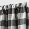2pk 42"x36" Light Filtering Gingham Curtain Tiers Gray/White - Threshold™ -Best Home Decoration GUEST db127633 9fec 4d64 a134 4c32ed40e880