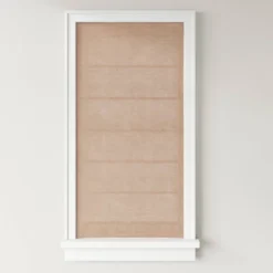 1pc Light Filtering Cordless Jute-Like Roman Window Shade Dark Natural - Threshold™ -Best Home Decoration GUEST dda4eb85 fe06 429d 88b8 e9259d2e4246