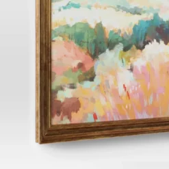 24"x30" Colorful Landscape Canvas Board Framed Art - Threshold™ -Best Home Decoration GUEST e163c86a 9c11 4206 9882 5f37bde705be