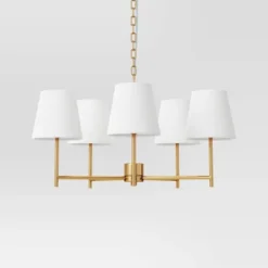 5 Arm Shaded Chandelier - Threshold™ -Best Home Decoration GUEST e5927df8 27d0 4939 bb95 f495fe88f184