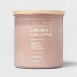 Glass Jar Lavender And Eucalyptus Candle - Threshold™ -Best Home Decoration GUEST e81489c4 059a 4f25 9afd 98f3df3af24b