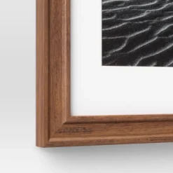 Wood Matted Wall Frame Midtone Woodgrain - Threshold™ -Best Home Decoration GUEST ea4dc0e7 34f6 44b1 a2f8 b444f2ee2d11