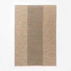 Reseda Hand Woven Striped Jute Cotton Area Rug Black - Threshold™ Designed With Studio McGee -Best Home Decoration GUEST ea6b28cd 1b12 4072 b63a 36f0919cca86