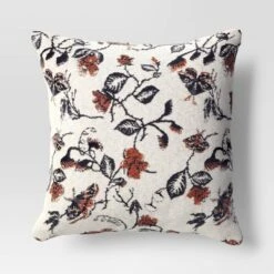 Halloween Botanical Woven Cotton Square Halloween Throw Pillow - Threshold™ -Best Home Decoration GUEST ea7cfb96 8a51 4697 b2e3 7383a400fe4a