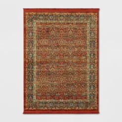 Damask Woven Persian With Fringe Rug - Threshold -Best Home Decoration GUEST ed5ebb76 0532 4657 91bc 44400ce1e399