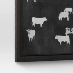 (Set Of 2) 12" X 12" Cow Collection II Framed Wall Canvases - Threshold™ -Best Home Decoration GUEST ed6cea91 4424 4805 8aee 4c4271b75676