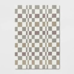 Checkered Woven Flatweave Area Rug White - Threshold™ -Best Home Decoration GUEST ee29eaa0 2763 4d18 b430 efdcfa007405